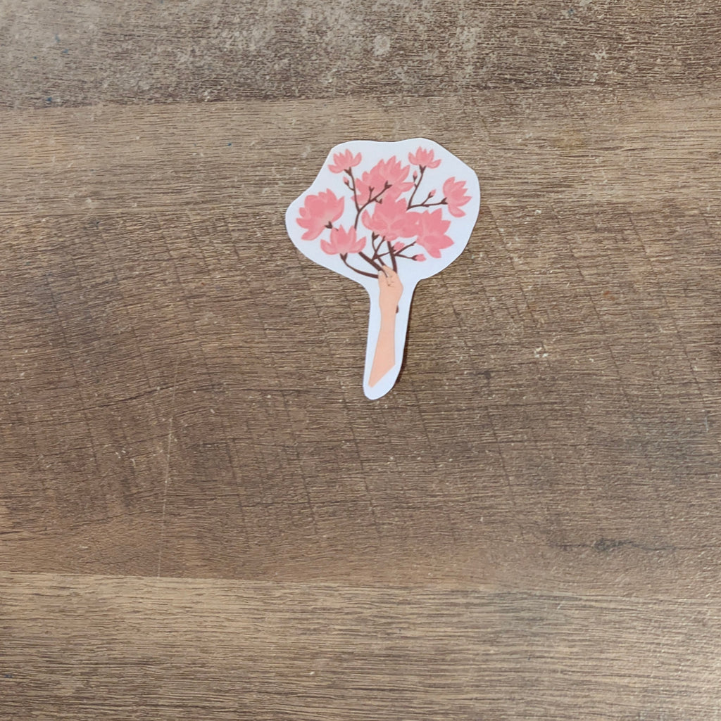 stickers autocollant fleurs