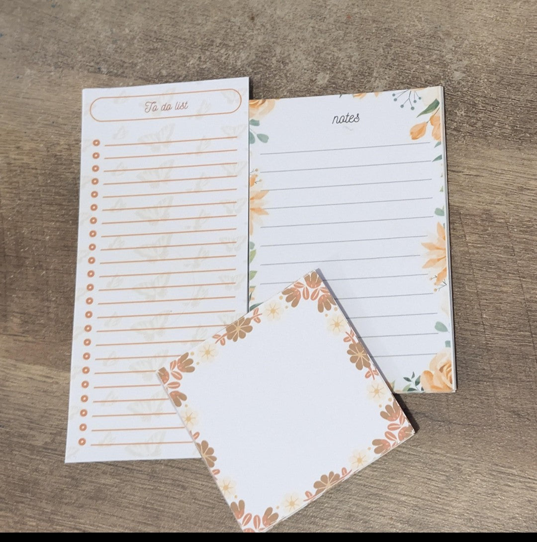bloc notes illustrés