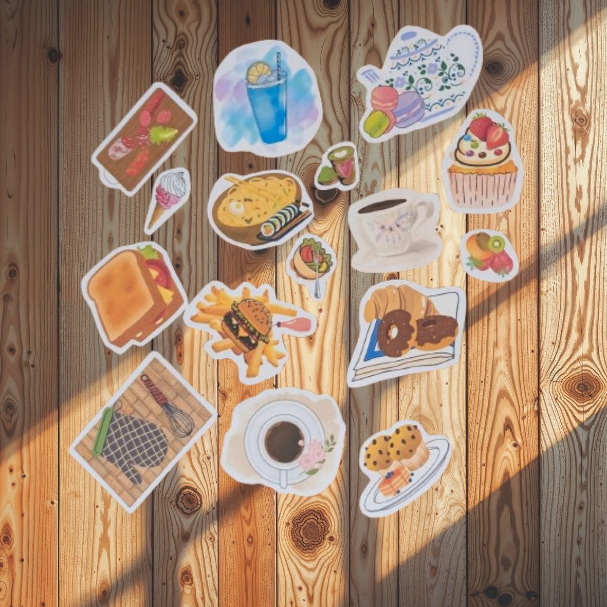 stickers autocollant food